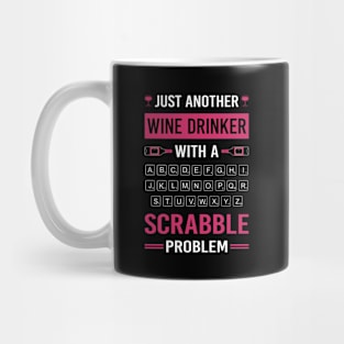 Wine Drinker Scrabble Mug